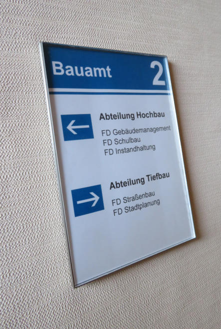 Wegweiser Serie FERRIO DIN A4hoch mit Papiereinleger