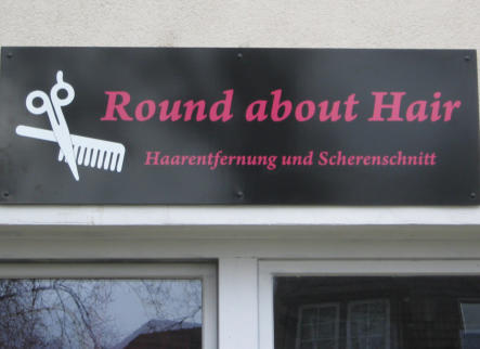 planes Aluverbundschild mit Folienplott