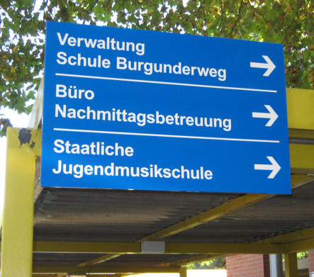 zweiteilige Hohlkammer-Wandschilder mit verdeckter Befestigung