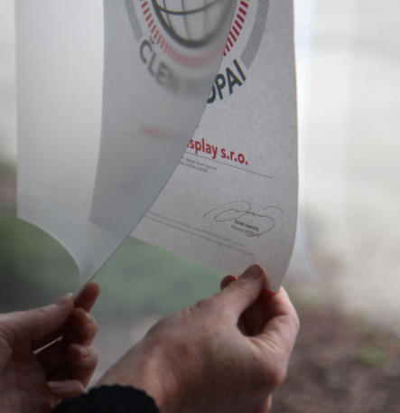 schneller Beschriftungswechsel ohne Klebstoffer oder Werkzeug