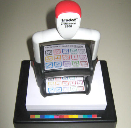 Selbstfärber Multi-Color mehrfarbig mit Kunststoffgehäuse